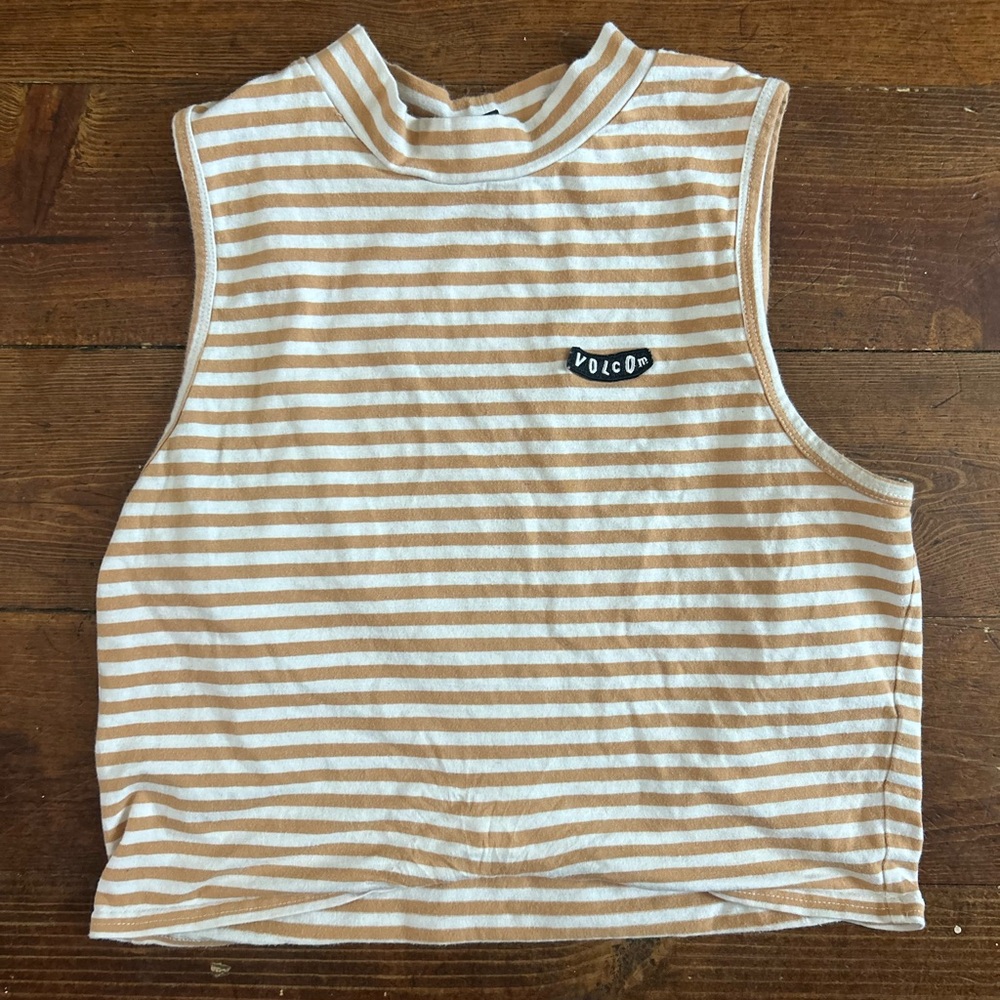 Volcom Striped Tank Top